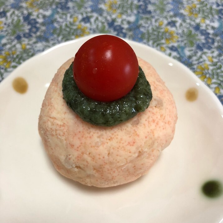 たらもサラダ。青じそ風味